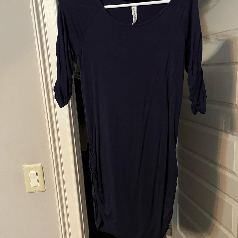 Navy maternity top